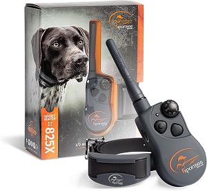 Critter Net - SportDOG Brand SportHunter 825X Dog Training Static Collar with Remote, 1/2 Mile Range Waterproof Dog E-Collar, Submersible up to 25 Ft, Rechargeable Training Device with Static, Vibrate and Tone